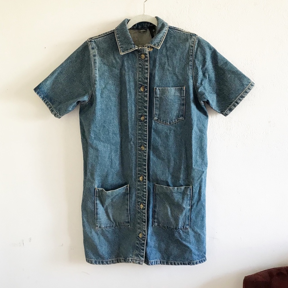 TOPSHOP BOUTIQUE denim dress